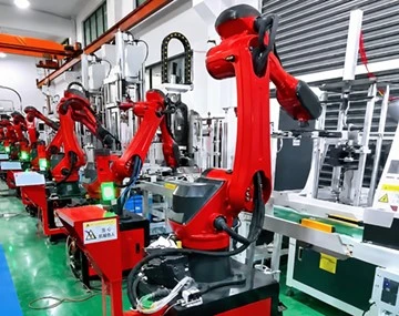 Robotic Metal Machining Line Robotic Metal Machining Line